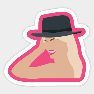 Barbenheimer Hat Sticker